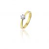 Diamant Solitaire Gouden Ring 14K